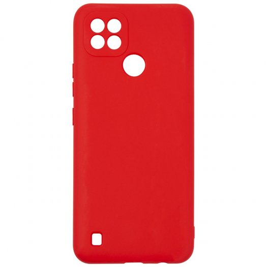 

Чехол-накладка Red Line Ultimate для смартфона Realme C21, силикон, красный (УТ000026566)