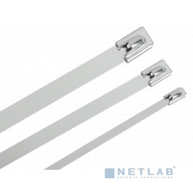 

Хомут стальной IEK ХСт, 4.6 мм x 20 см, 100 шт., сталь (UHS10-D046-200-100), ХСт