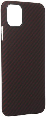 

Чехол-накладка Red Line для смартфона Apple iPhone 11 Pro Max, карбон, красный (УТ000021525)