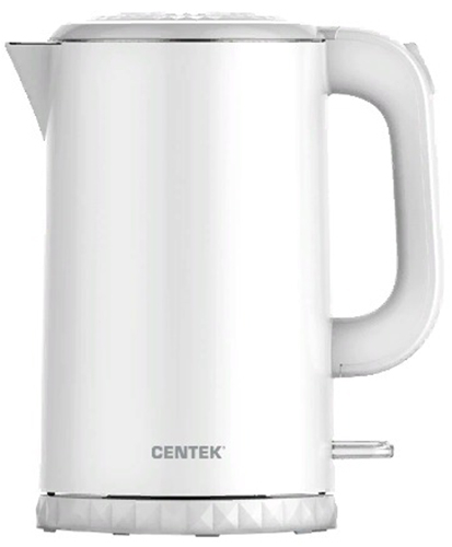 

Чайник Centek CT-0020 (White) 1.7л. 2200Вт, скрытый нагревательный элемент, нержавеющая сталь, белый (CT-0020 White), CT-0020 (White)