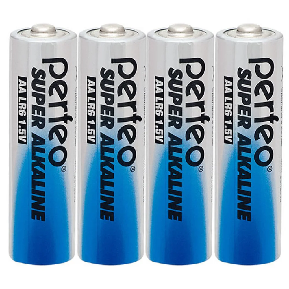

Батарея Perfeo Super Alkaline, AA, 1.5V, 4шт. (PF LR6/4SH)