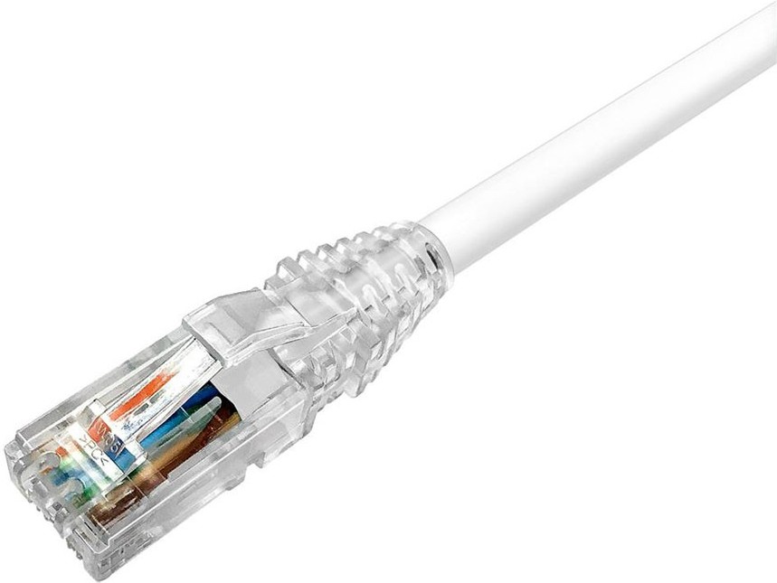 Патч-корд UTP кат.5e, 15м, RJ45-RJ45, белый, LSZH, AMP (CO155E2-08M015)