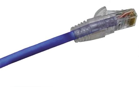 Патч-корд UTP кат.6, 3м, RJ45-RJ45, голубой, LSZH, Molex ( PCD-02005-0H)