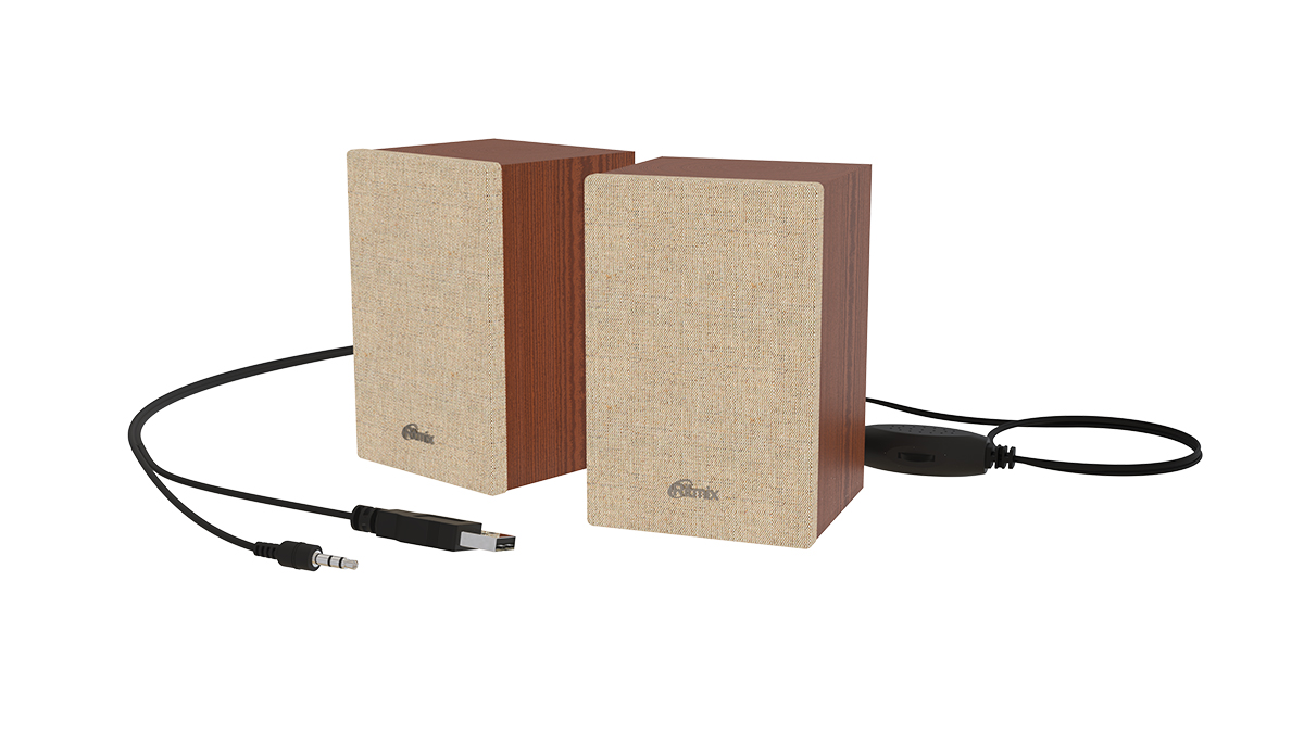 

Акустика 2.0 Ritmix SP-2054w, 6Вт, коричневый/бежевый (SP-2054w Brown-Beige), SP-2054w
