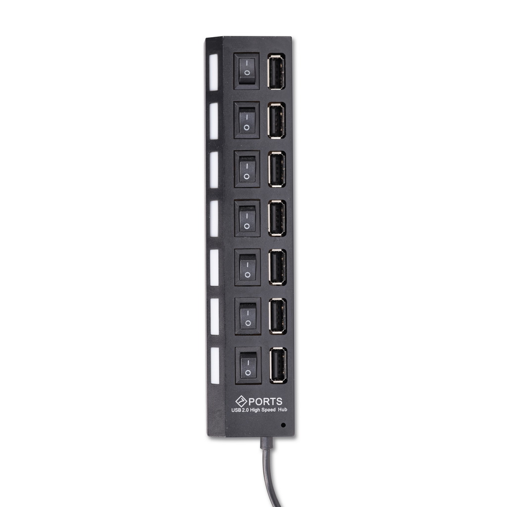 

Концентратор Smartbuy 7207-B, 7xUSB 2.0, черный + с отдельными выключателями (SBHA-7207-B), 7207-B