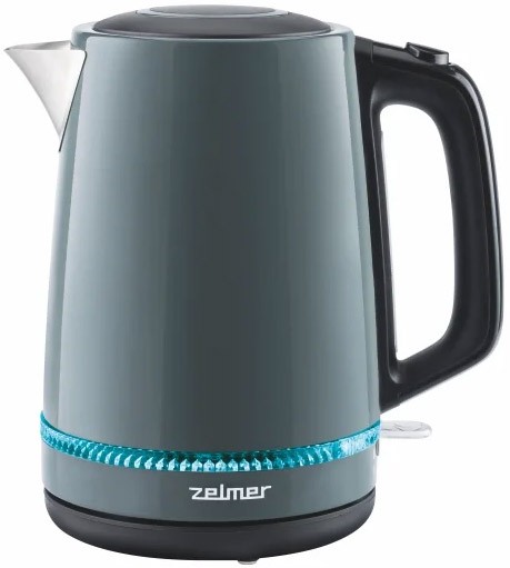 

Чайник электрический Zelmer ZCK7921G 1.7л. 1.7 кВт, металл, зеленый (71505025P), ZCK7921G
