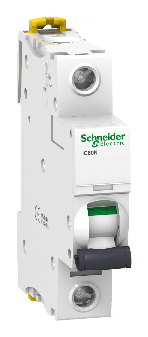 

Выключатель автоматический Schneider Electric Acti 9 однополюсный (1P/1П) 40A C 6кА (A9F79140), 0