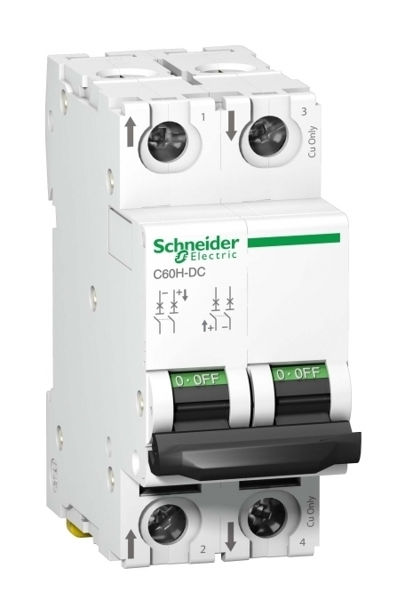 

Выключатель автоматический Schneider Electric Acti 9 двухполюсный (2P/2П) 10A C 10кА (A9N61528), 0