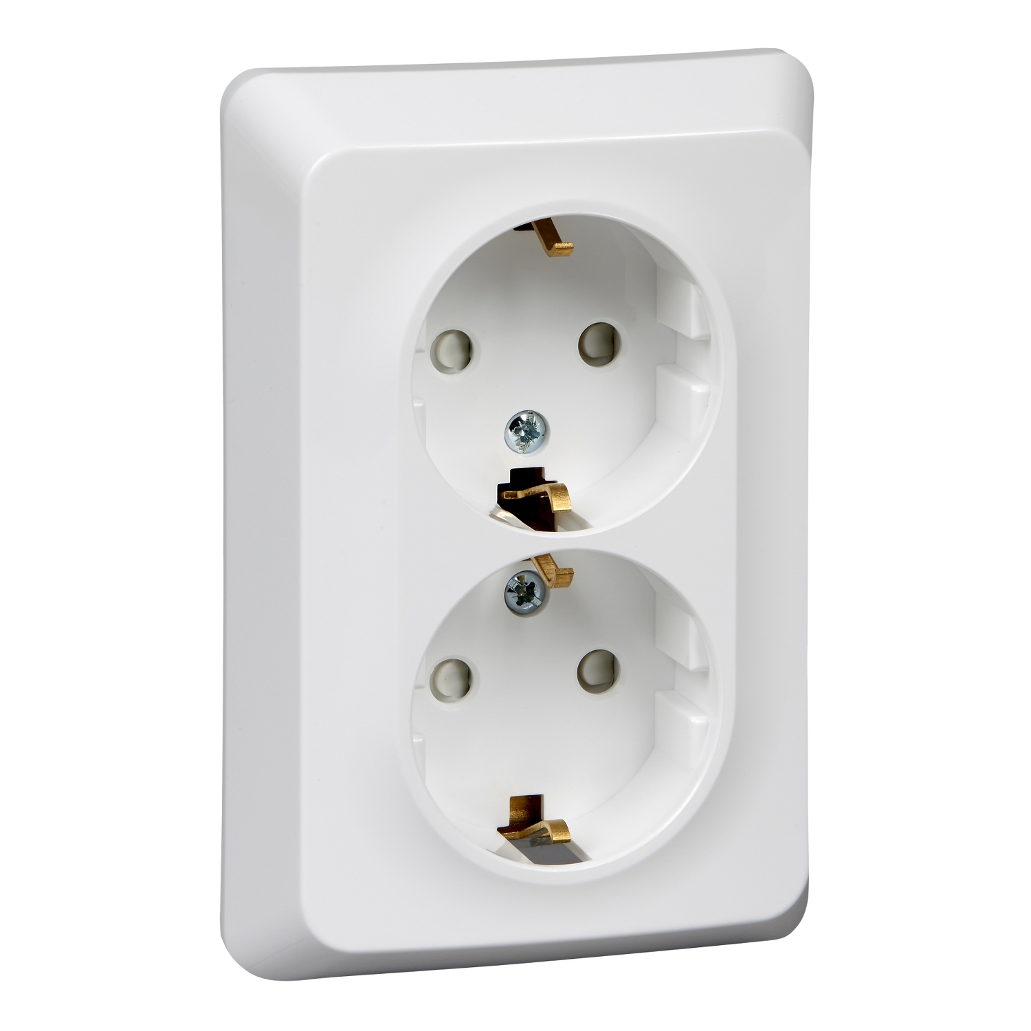 

Розетка Schneider Electric Этюд, скрытый монтаж, 2-х постовая, со шторками, 16A, в сборе, IP20, белый (PC16-108B)