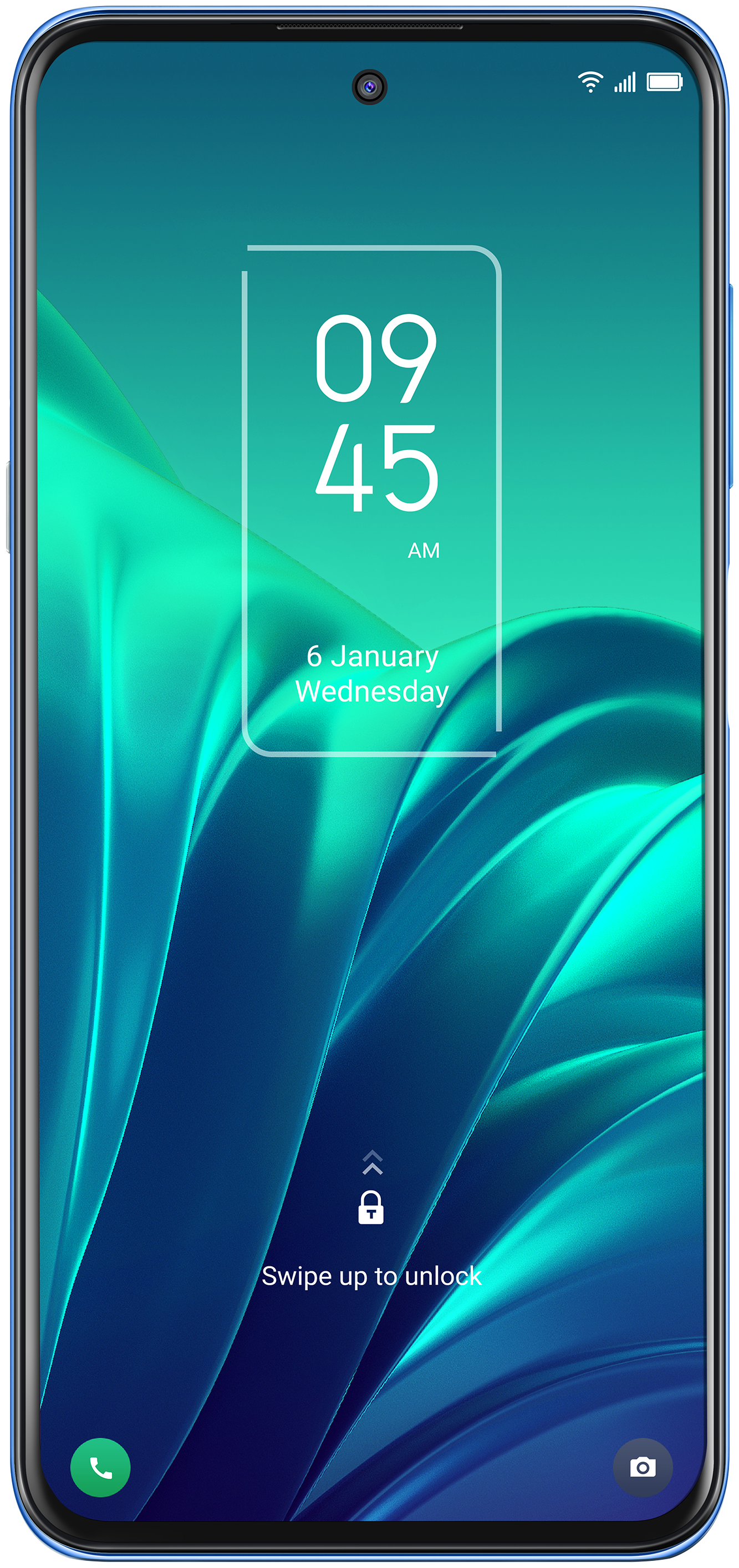 Смартфон TCL 20L, 6.67" 1080x2400 IPS, Qualcomm Snapdragon 662, 4Gb RAM, 128Gb, 3G/4G, NFC, Wi-Fi, BT, 4xCam, 2-Sim, 5000 мА⋅ч, USB Type-C, Android 11, синий