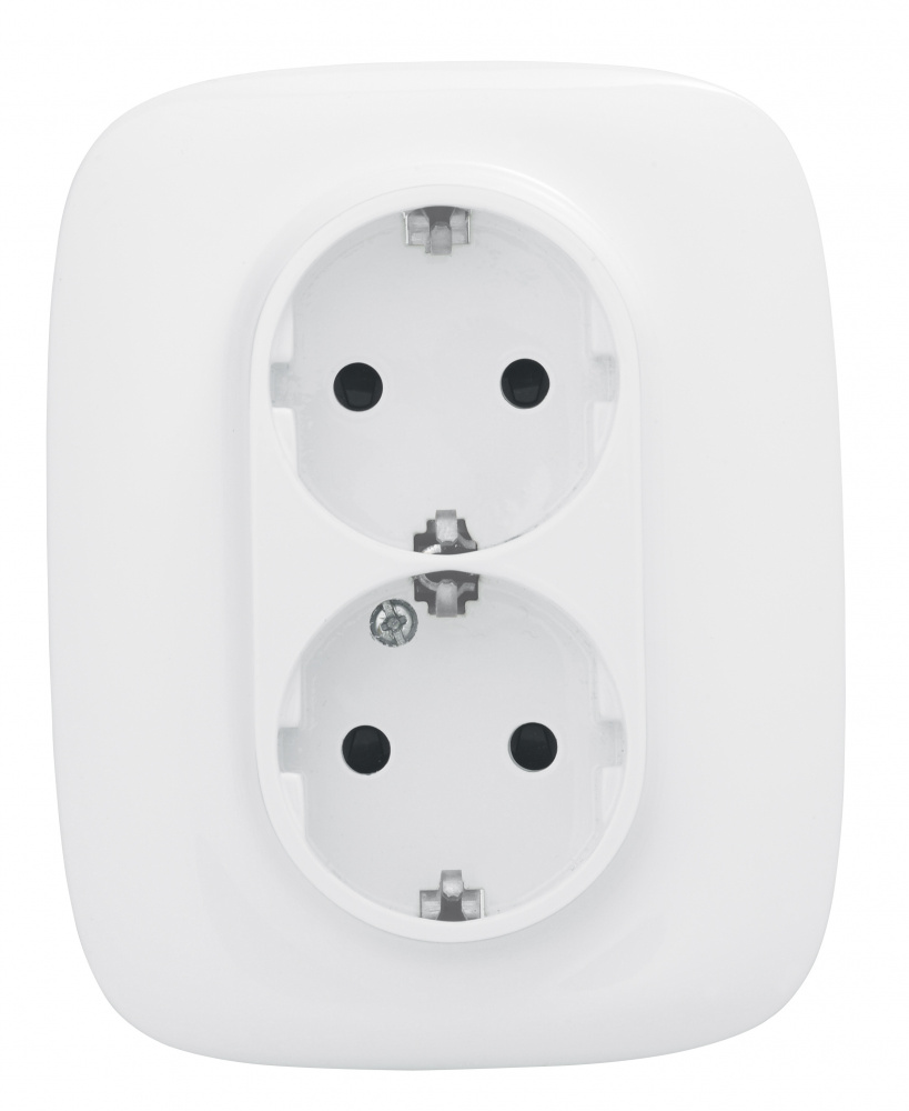 

Розетка Legrand Valena ALLURE, скрытый монтаж, 2-х постовая, с з/к, со шторками, 16A, в сборе, IP20, безвинтовые зажимы, белый (753726)