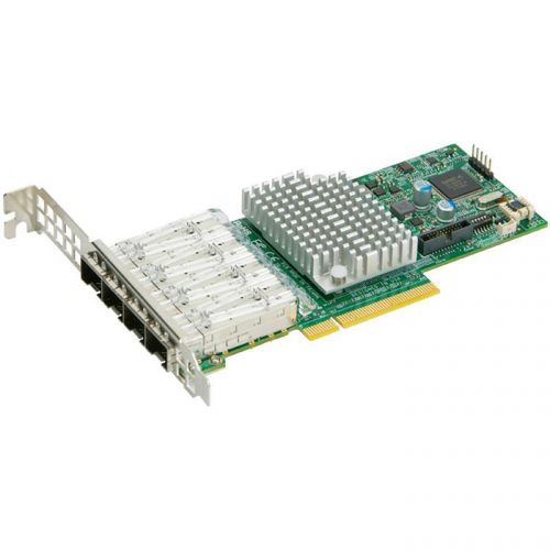 

Сетевая карта Supermicro XL710, 4xSFP+, 1/10 Гб/с, PCI-Ex8, Retail (AOC-STG-i4S), XL710