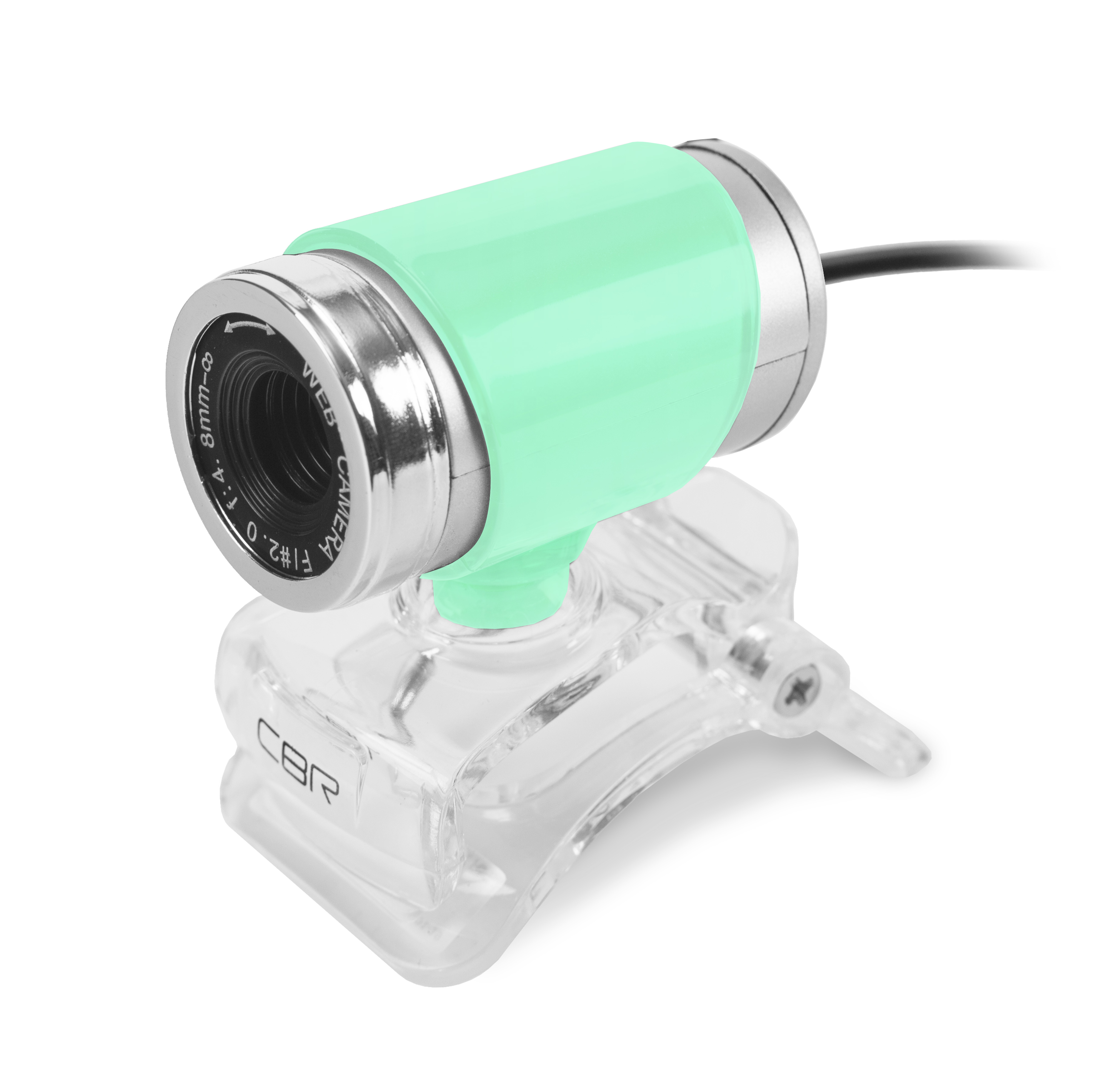 

Вебкамера CBR CW 830M, 0.3 MP, 640x480, встроенный микрофон, USB 2.0, зеленый (CW 830M Green), CW 830M
