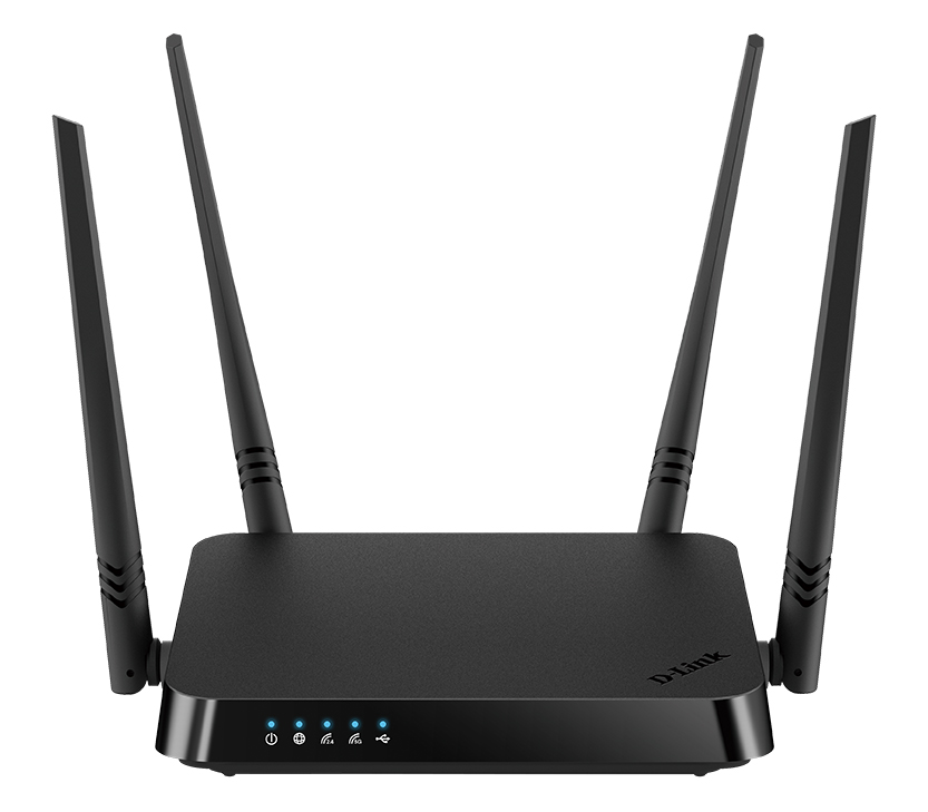 Wi-Fi роутер D-link DIR-825, 802.11a/b/g/n/ac, 2.4 / 5 ГГц, до 1.17 Гбит/с,...