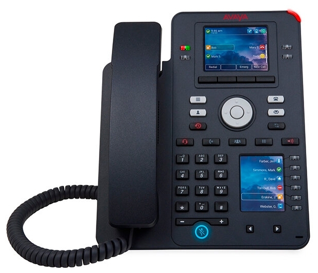 

VoIP-телефон Avaya J159, 2 линии, 1 SIP-аккаунт, монохромный дисплей, черный (700515188), J159