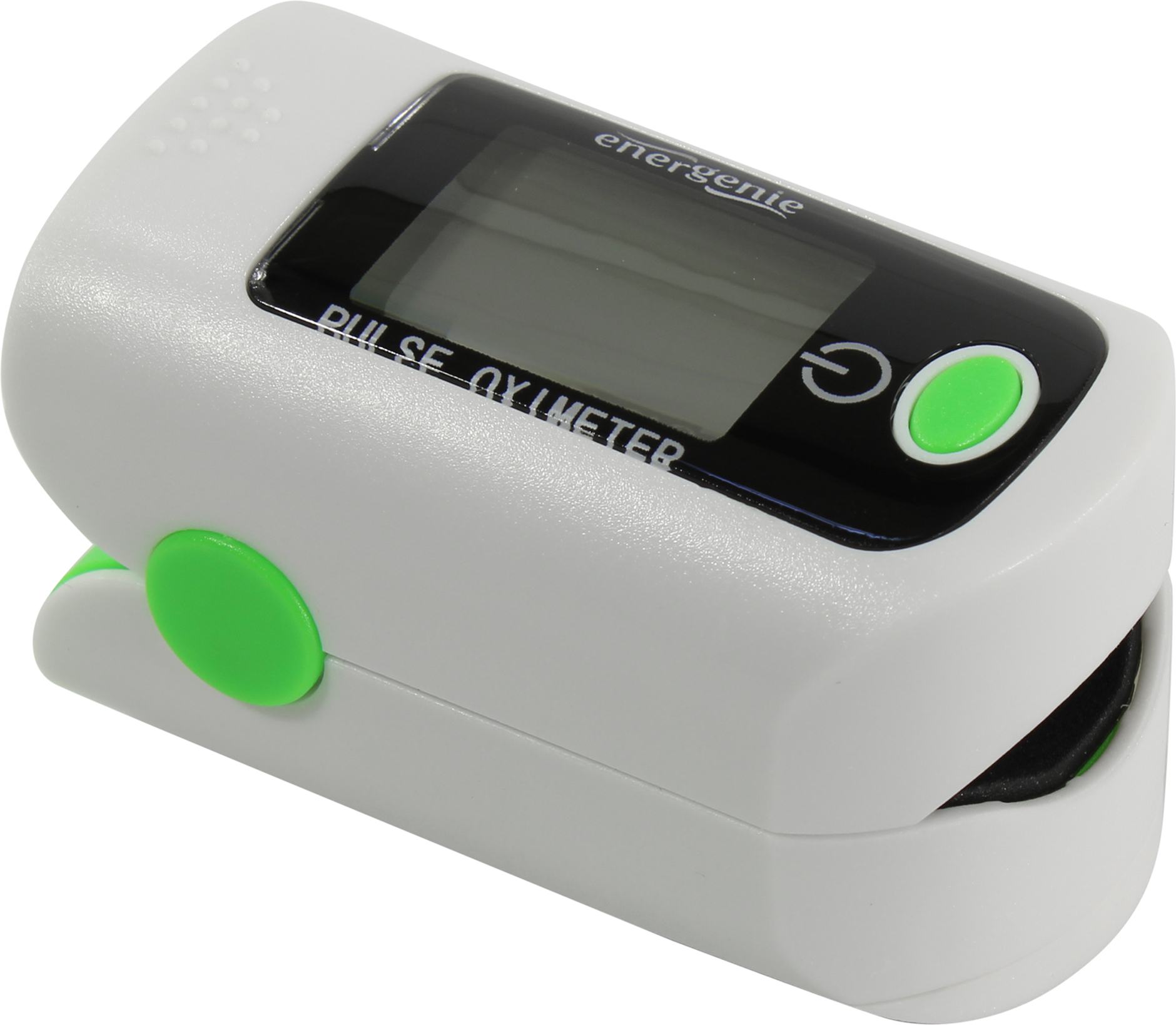 Пульсоксиметр Energenie EG-PO1W, белый/салатовый