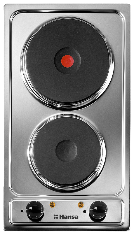 

Электрическая варочная панель HANSA BHEI301060 2 конфорки, серебристая (BHEI301060), BHEI301060