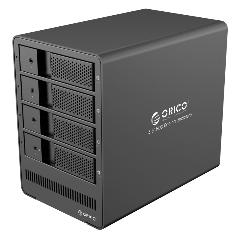 

Док-станция Orico 9548RU3, 4x3.5" USB 3.0, черный (9548RU3-BK), 9548RU3