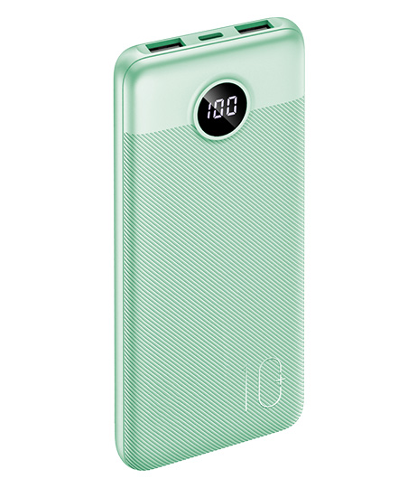 

Портативный аккумулятор (Powerbank) TFN Razer LCD 10, 10000mAh, 2xUSB, Type-C, мятный (TFN-PB-256-MI), Razer LCD 10