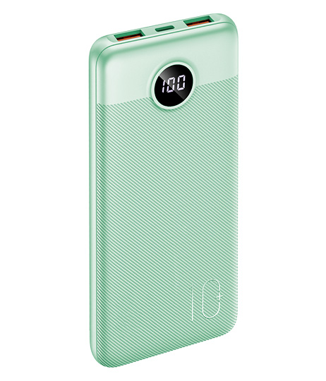 

Портативный аккумулятор (Powerbank) TFN Razer LCD 10 PD, 10000mAh, 2xUSB, Type-C, QC, PD, мятный (TFN-PB-257-MI), Razer LCD 10 PD