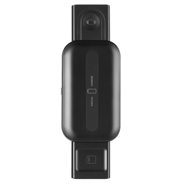 Беспроводное зарядное устройство SmartBuy SBP-W-102, 10 Вт, три устройства (смартфон, часы, наушники), черный