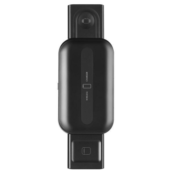 

Беспроводное зарядное устройство SmartBuy SBP-W-102, 10 Вт, три устройства (смартфон, часы, наушники), черный, SBP-W-102