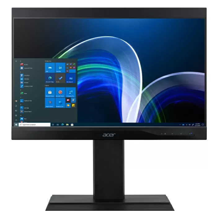 

Моноблок Acer Veriton Z4880G 23.8" 1920x1080, Intel Pentium Gold G6405 4.1GHz, 8Gb RAM, 256Gb SSD, DVD-RW, Intel UHD Graphics, WiFi, BT, Cam, DOS, черный, клавиатура, мышь (DQ.VUYER.00H), Z4880G