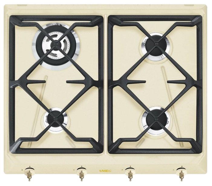 

Газовая варочная панель SMEG Coloniale SRV864POGH 4 конфорки, бежевый (SRV864POGH), SRV864POGH