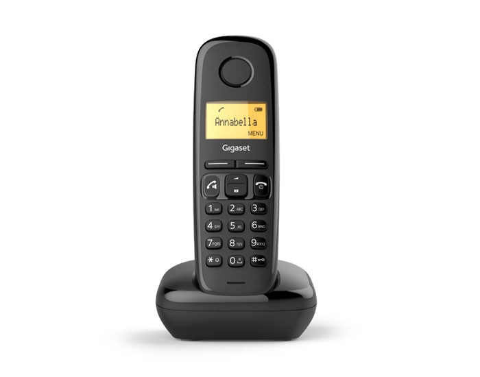 Радиотелефон Gigaset A270, DECT, АОН, черный (S30852-H2812-S301)