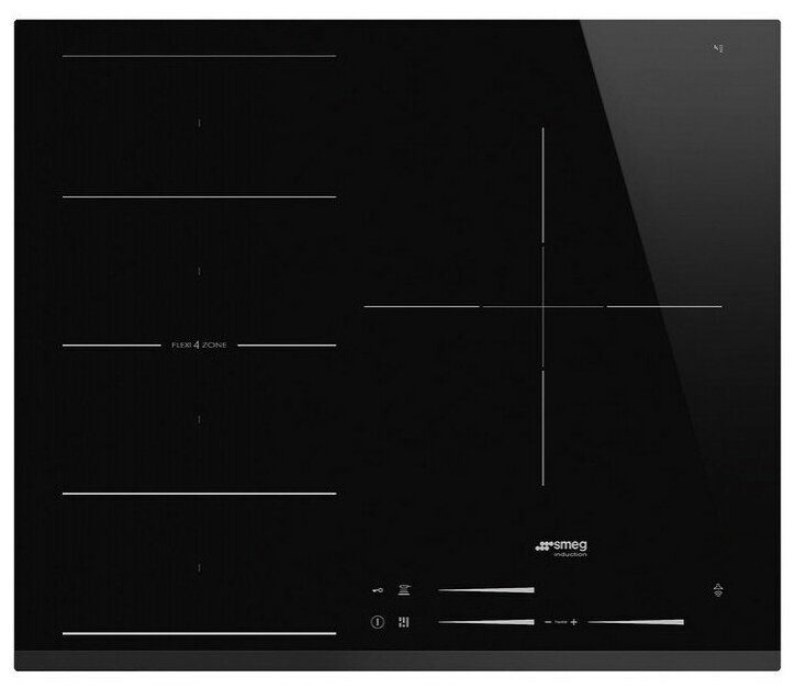 

Индукционная варочная панель SMEG SI1F7635B 3 конфорки, черная (SI1F7635B), SI1F7635B