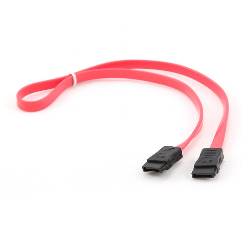 

Шлейф Cablexpert SATA(7-pin)-SATA(7-pin) 3.0, прямой, 50 см, красный (CC-SATA-DATA)