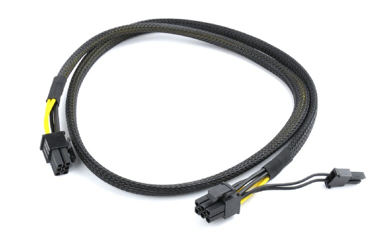 Кабель питания Cablexpert CC-PSU-86 PCI-Express 6-pin на 6+2 pin, 0.8 м