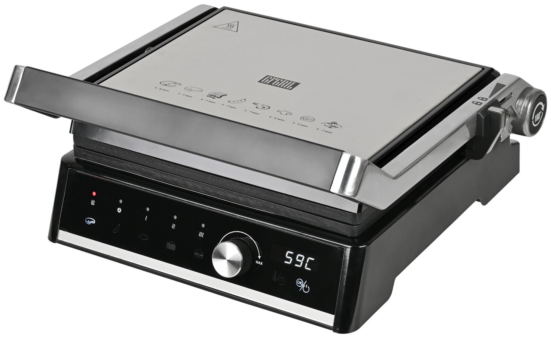 

Гриль GFgril GF-2000 2 кВт, черный (GF-2000), GF-2000