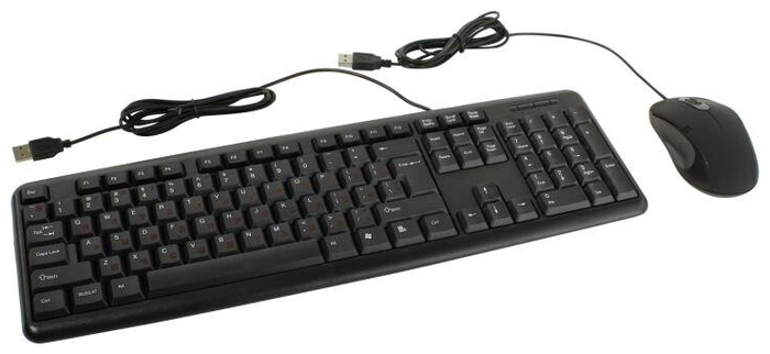 

Клавиатура + мышь PowerCool GMK-1, USB, черный (540969), GMK-1