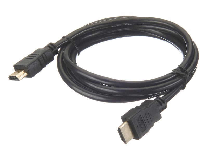 Кабель HDMI(19M)-HDMI(19M) v1.3b, 1.5 м, черный Netko (2HDMI1.3P.G-1.5M.PP)