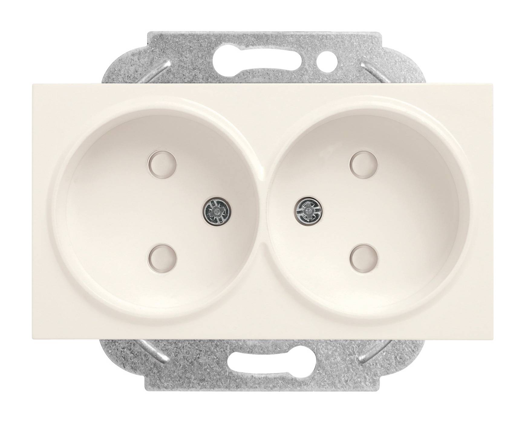 

Розетка Panasonic Karre&Arkedia, скрытый монтаж, 2-х постовая, со шторками, 16A, механизм с накладкой без рамки, IP20, бежевый (WKTT02142BG-RU), 0