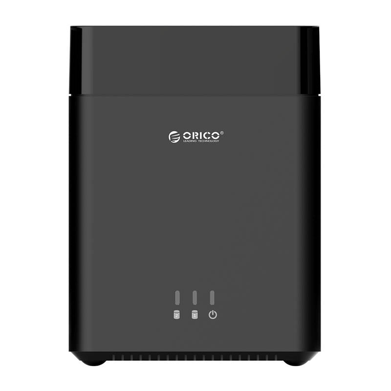 

Док-станция Orico DS200U3, 2x3.5" USB3.0 Type-C, черный (DS200U3-BK), DS200U3