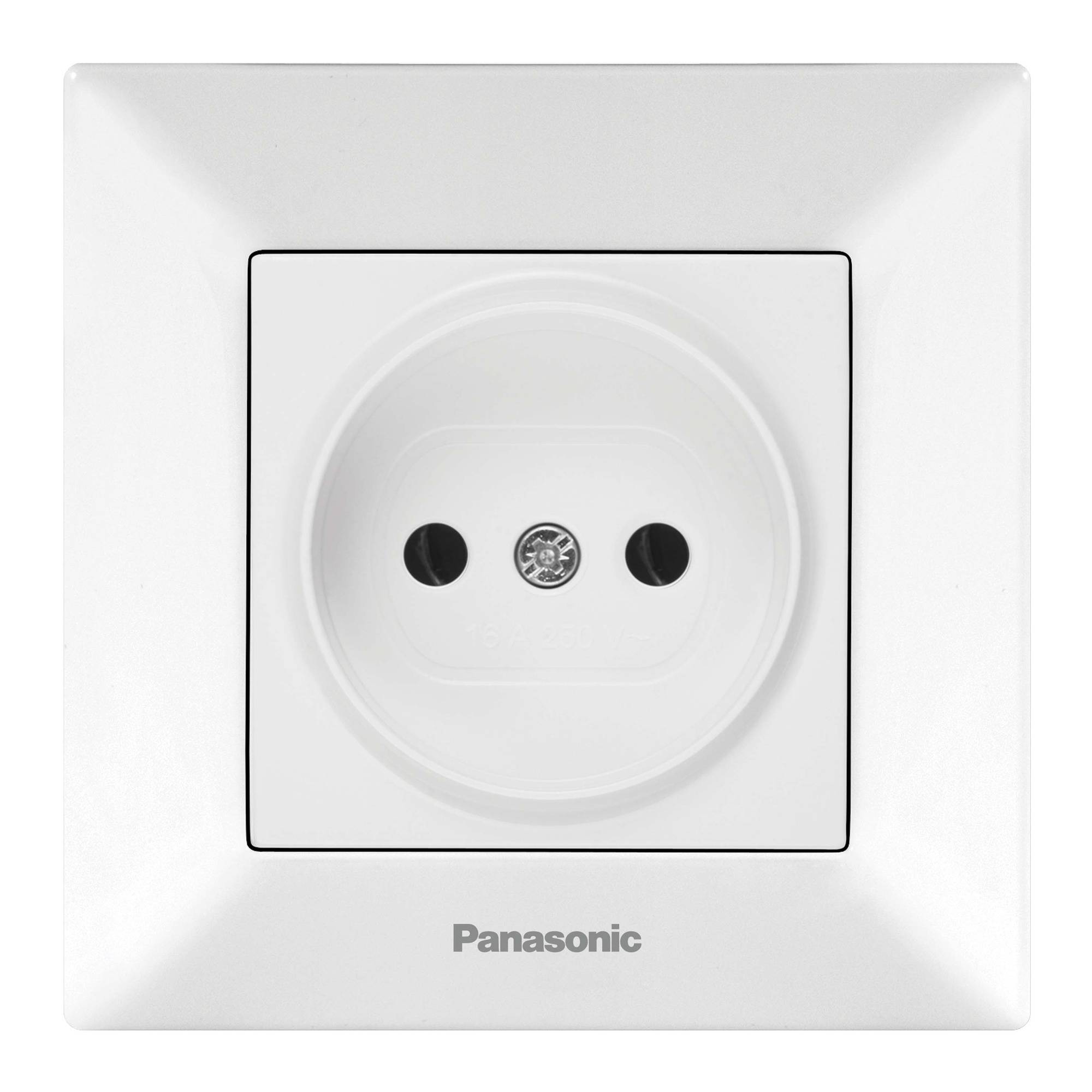 

Розетка Panasonic Arkedia, скрытый монтаж, однопостовая, 16A, в сборе, IP20, белый (WMTC02012WH-RU), 0