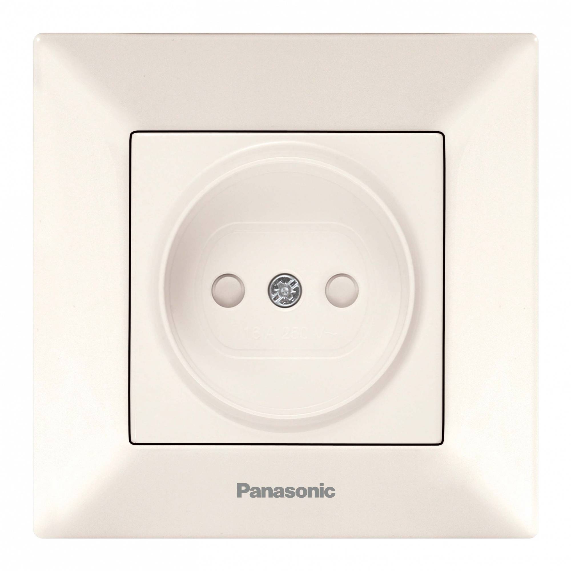 

Розетка Panasonic Arkedia, скрытый монтаж, однопостовая, со шторками, 16A, в сборе, IP20, бежевый (WMTC02112BG-RU)