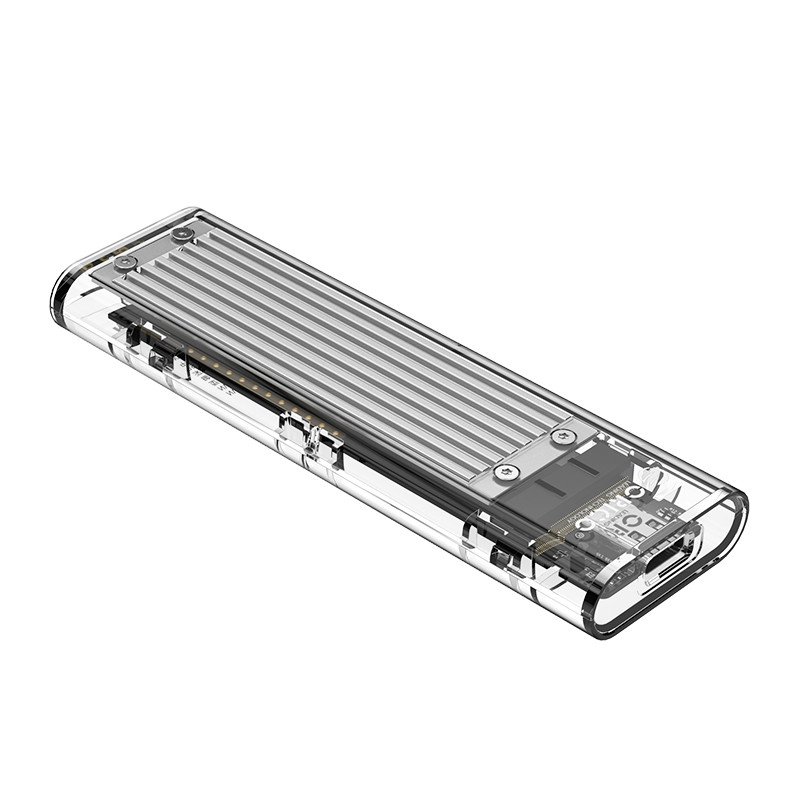 

Внешний бокс Orico TCM2-C3, 1x M.2 M KEY USB3.1 Type-C, серебристый (TCM2-C3-SV), TCM2-C3