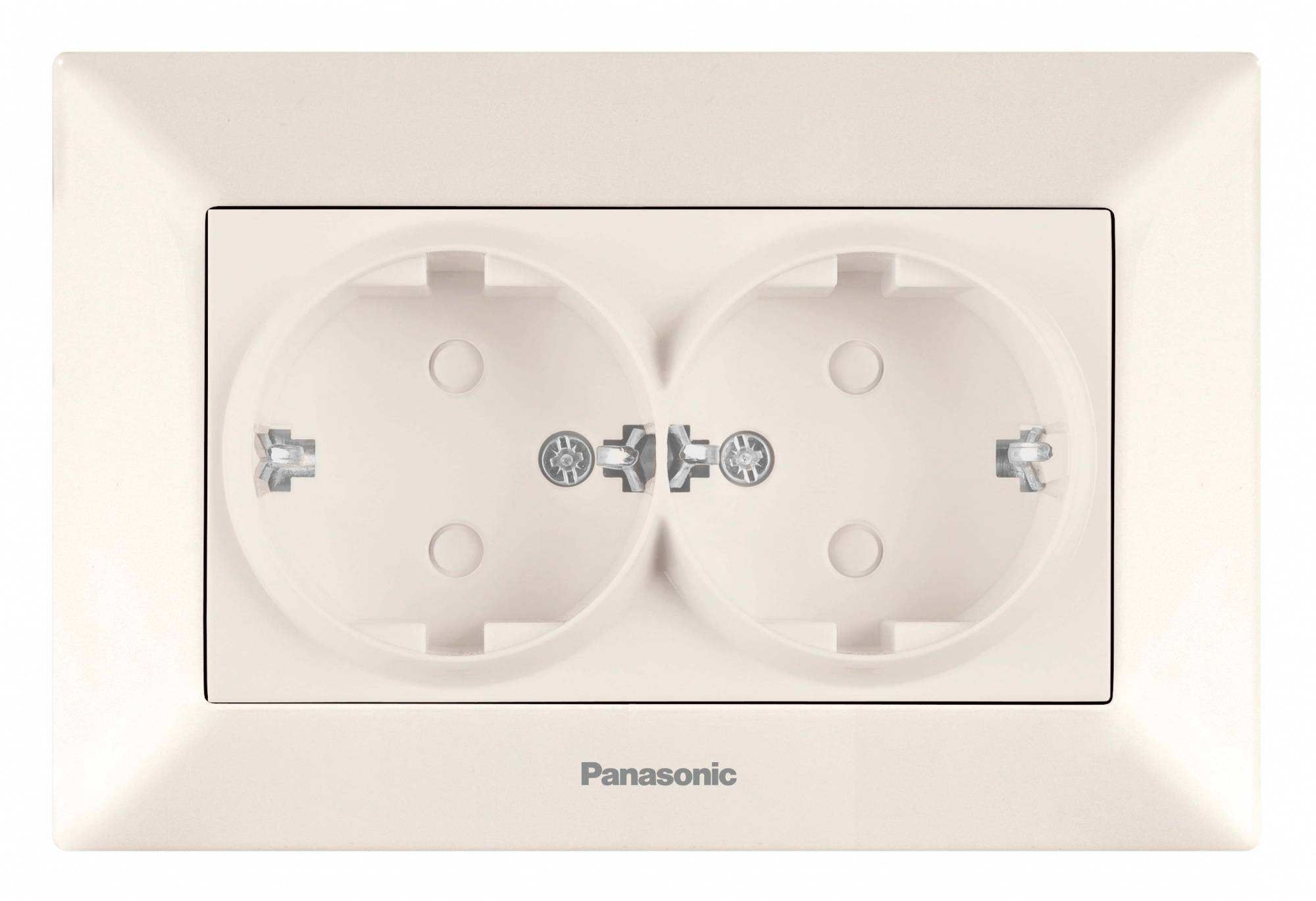 

Розетка Panasonic Arkedia, скрытый монтаж, 2-х постовая, с з/к, со шторками, 16A, в сборе, IP20, бежевый (WMTC02152BG-RU), 0