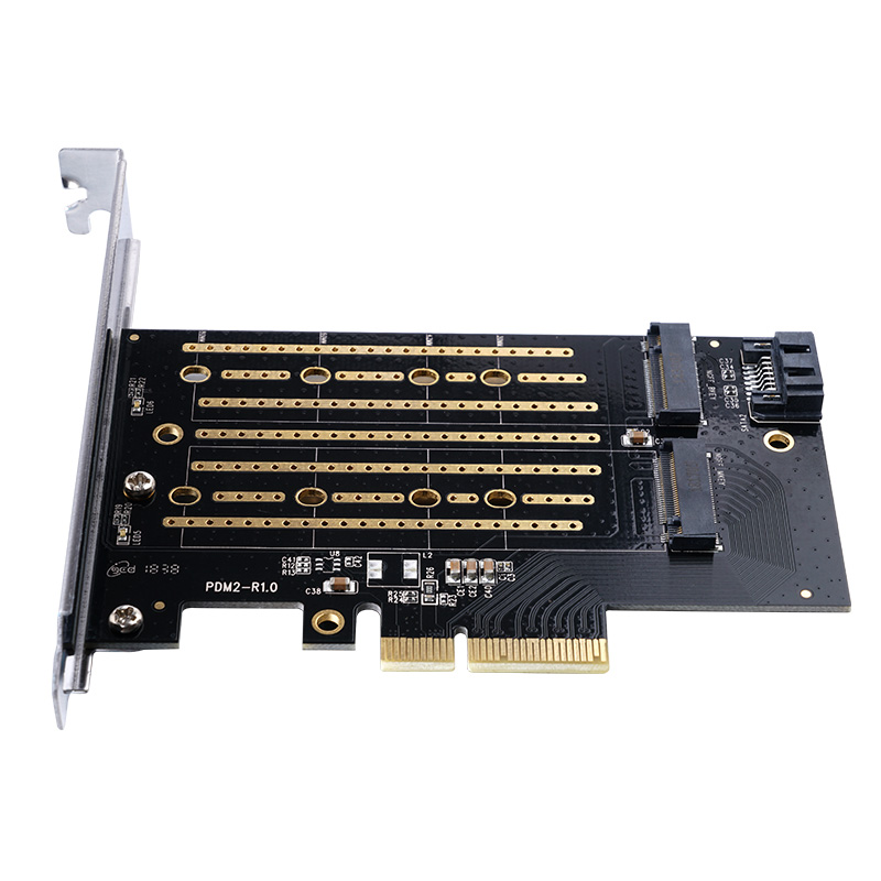 Контроллер Orico PDM2, 2xM-key, B-Key PCI-Ex4, черный