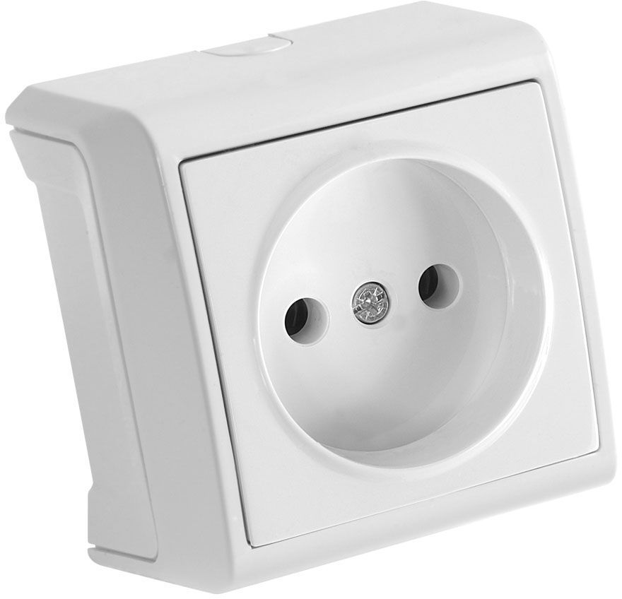 

Розетка Panasonic Vera, открытый монтаж, однопостовая, 16A, в сборе, IP20, белый (90681007-RU ), 0