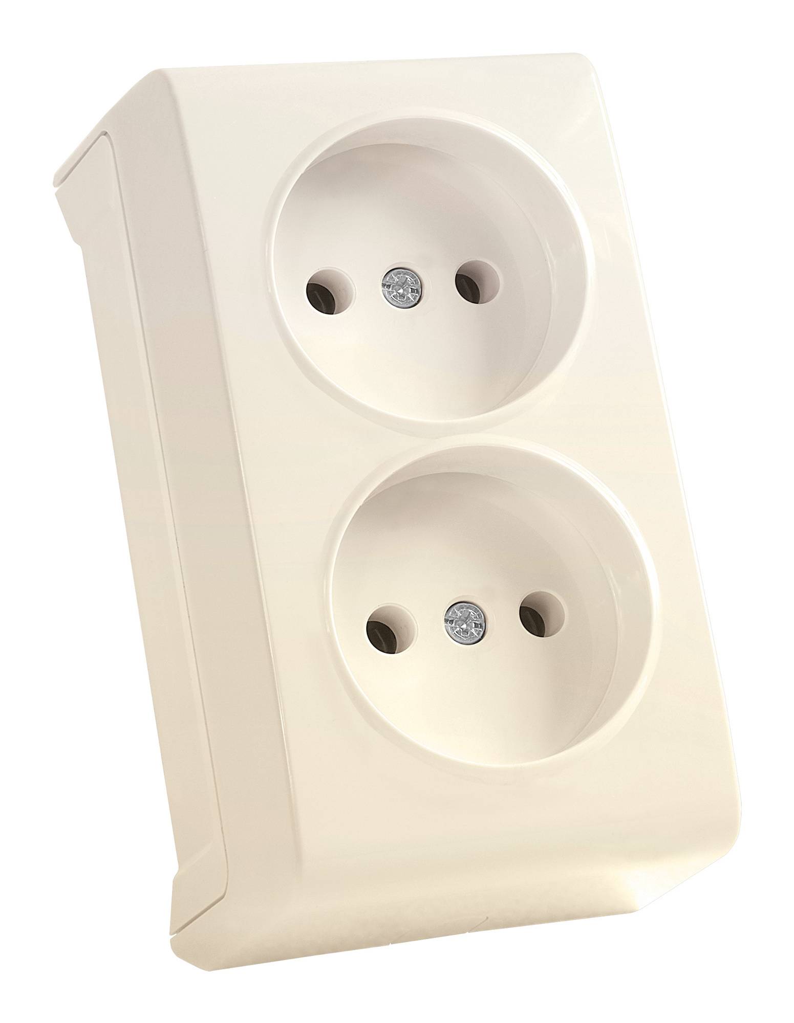 

Розетка Panasonic Vera, открытый монтаж, 2-х постовая, 16A, в сборе, IP20, бежевый (90681255-RU ), 0