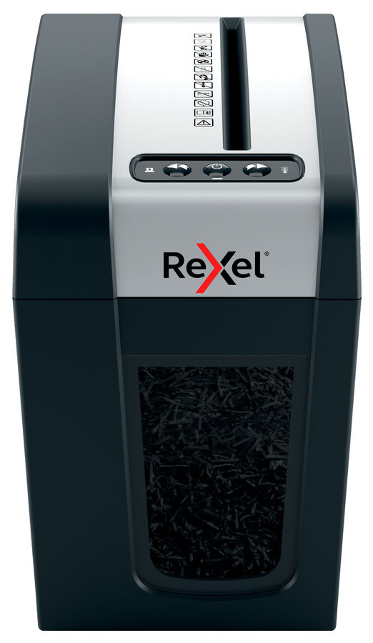 

Шредер Rexel Secure MC3-SL, секретность 4/P-5, 180 см/мин., перекрестный - 2мм x 1.5см, 10л, 3 листов, скрепки, скобы, черный (2020131EU), MC3-SL
