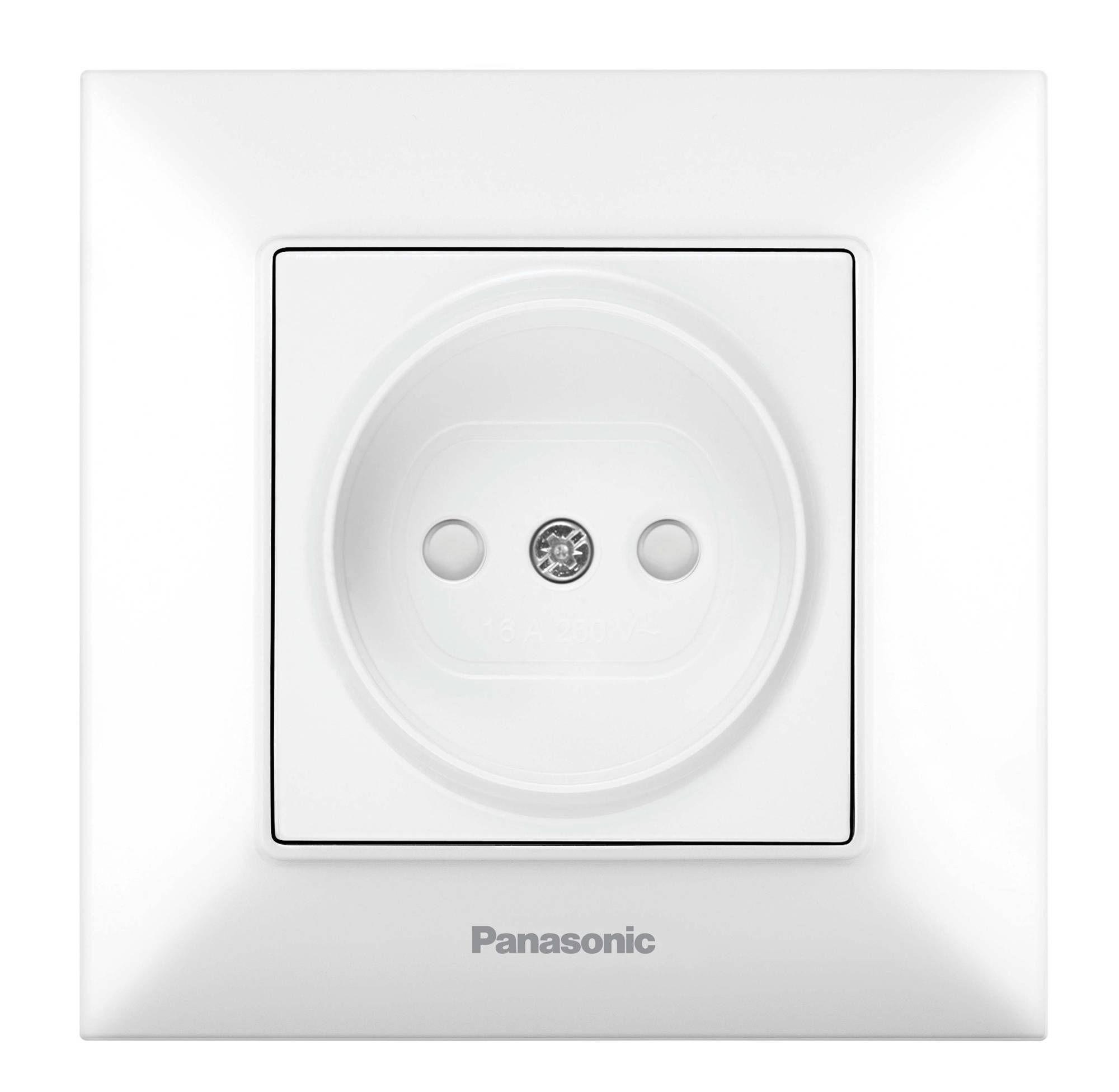 

Розетка Panasonic Arkedia Slim, скрытый монтаж, однопостовая, с з/к, со шторками, 16A, в сборе, IP20, белый (WNTC02112WH-RU)