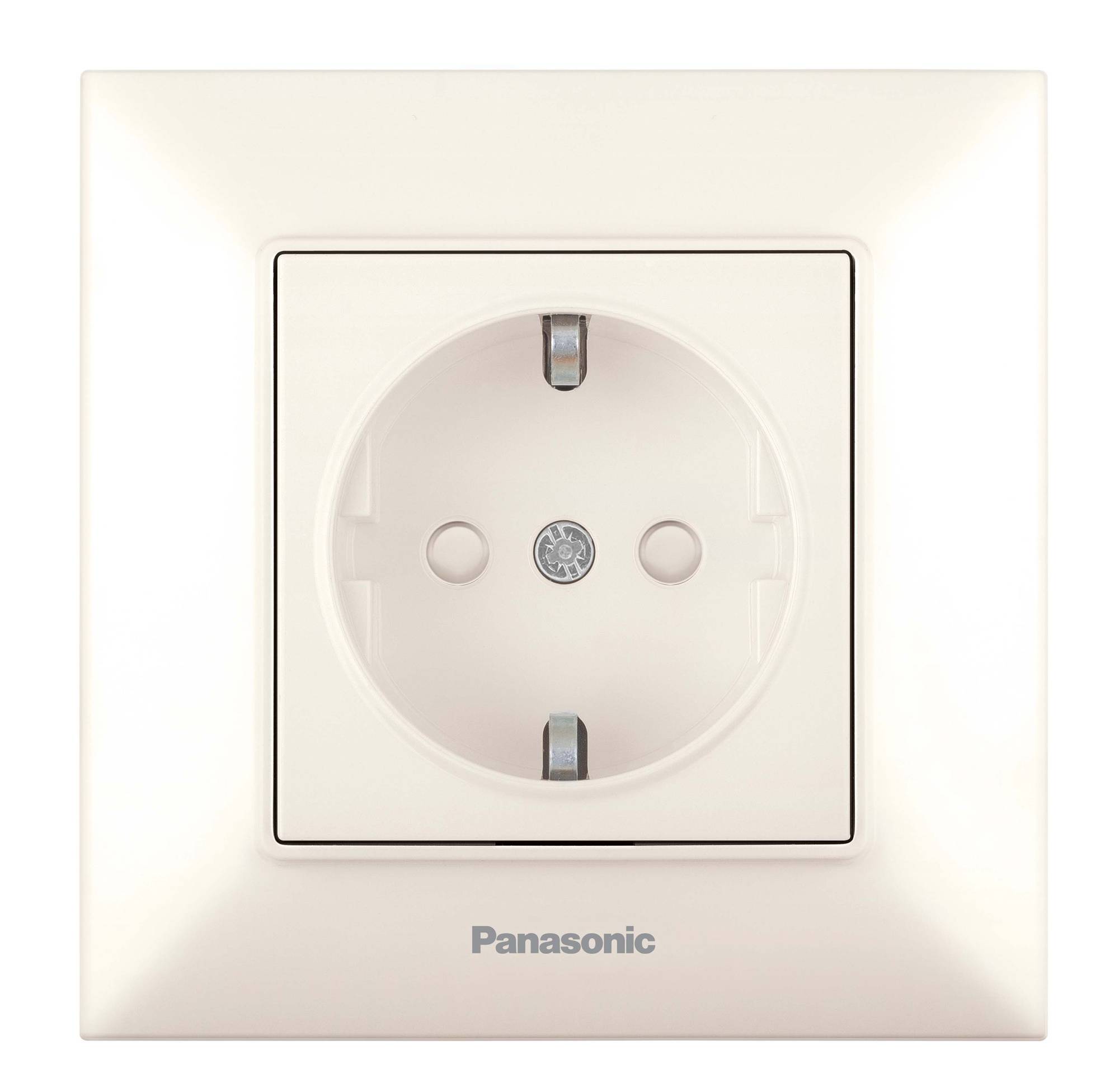 

Розетка Panasonic Arkedia Slim, скрытый монтаж, однопостовая, с з/к, со шторками, 16A, в сборе, IP20, бежевый (WNTC02122BG-RU ), 0
