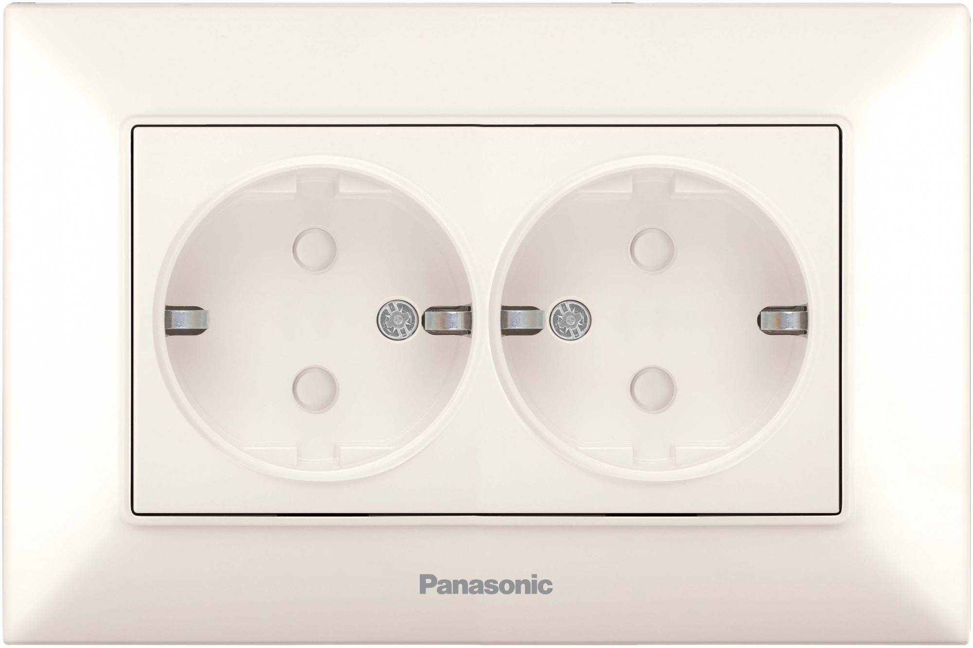 

Розетка Panasonic Arkedia Slim, скрытый монтаж, 2-х постовая, с з/к, со шторками, 16A, в сборе, IP20, бежевый (WNTC02152BG-RU), 0