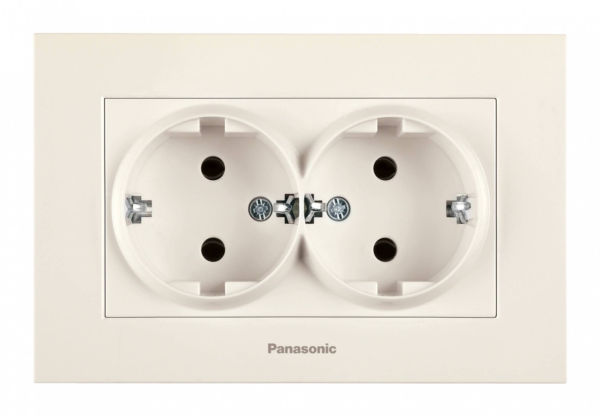 

Розетка Panasonic Karre Plus, скрытый монтаж, 2-х постовая, с з/к, 16A, в сборе, IP20, бежевый (WKTC02052BG-RU ), 0