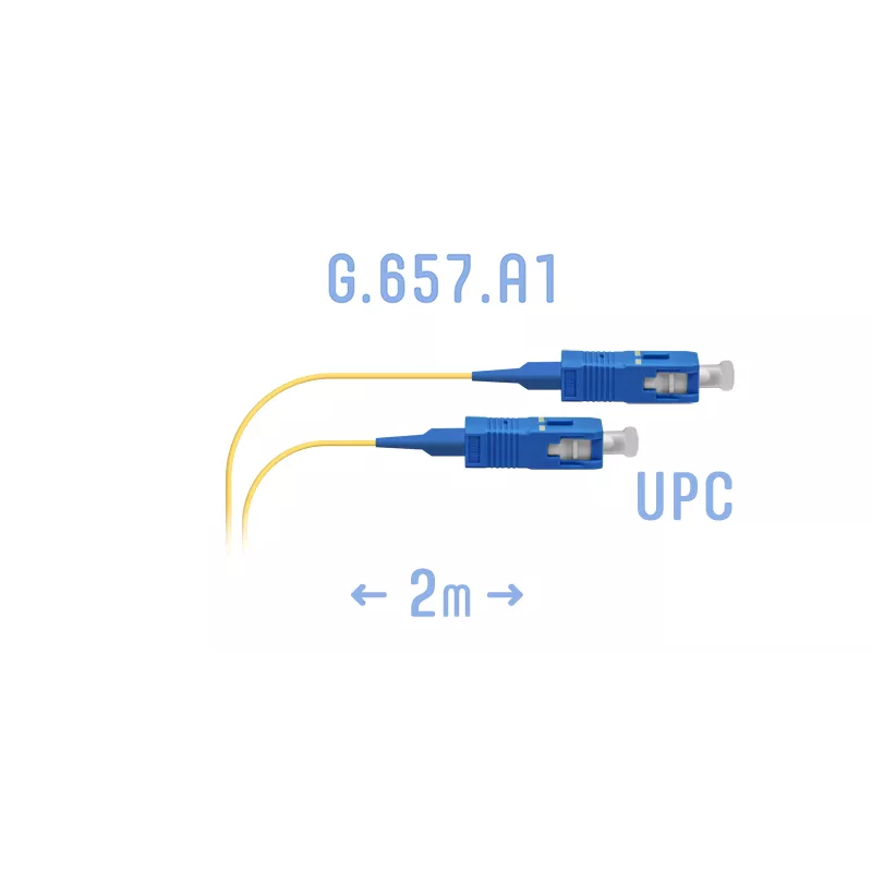 Патч-корд оптический SNR SNR-PC-SC/UPC-A-2m (0,9) 2 м